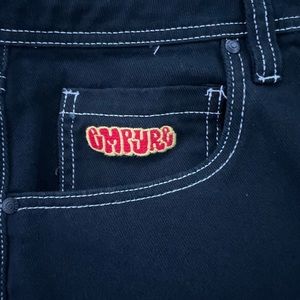 Black empyre loose fit skate jeans